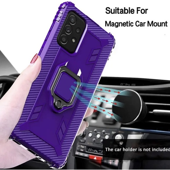 3 Items] Milomdoi 1 Case +2 Pack Screen Protector For Samsung Galaxy A52 Purple. - Picture 5 of 7